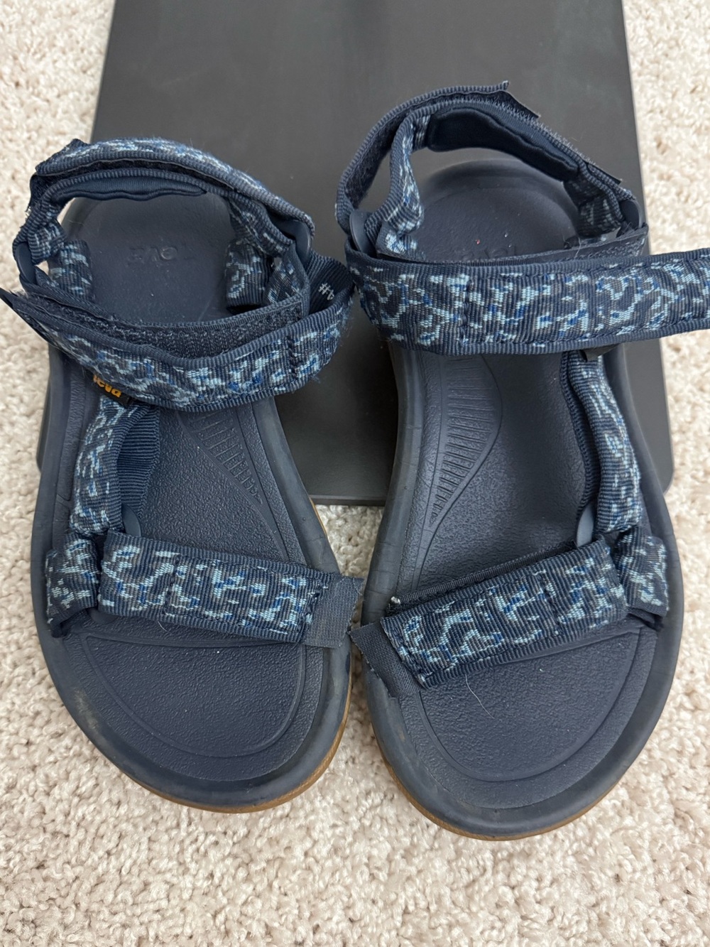 Teva Kids Dark Blue Patterned Strap Sandals